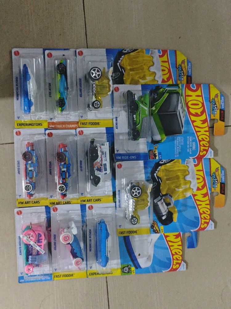 11 Hotwheels Models At MRP