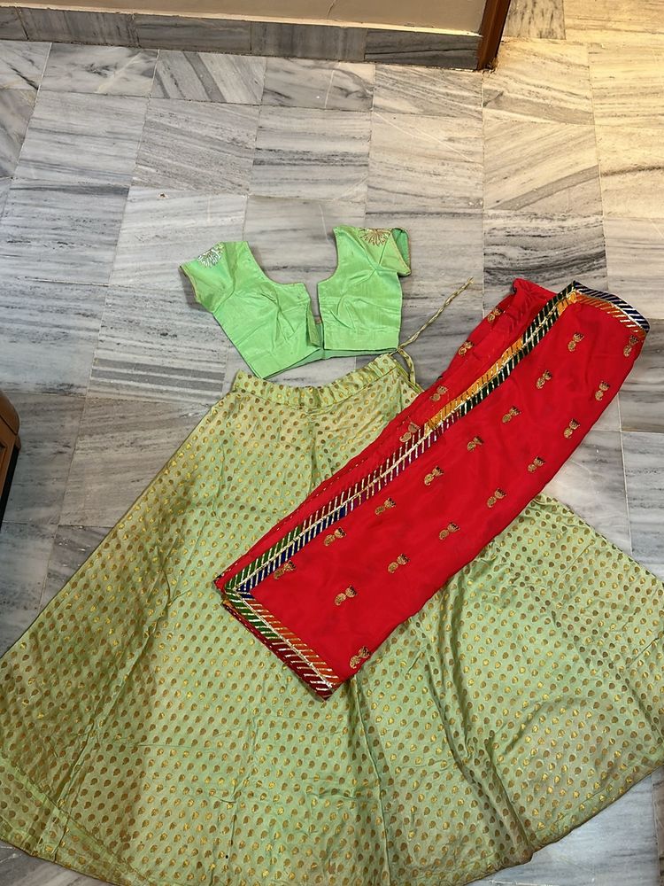 Green Lehenga Choli