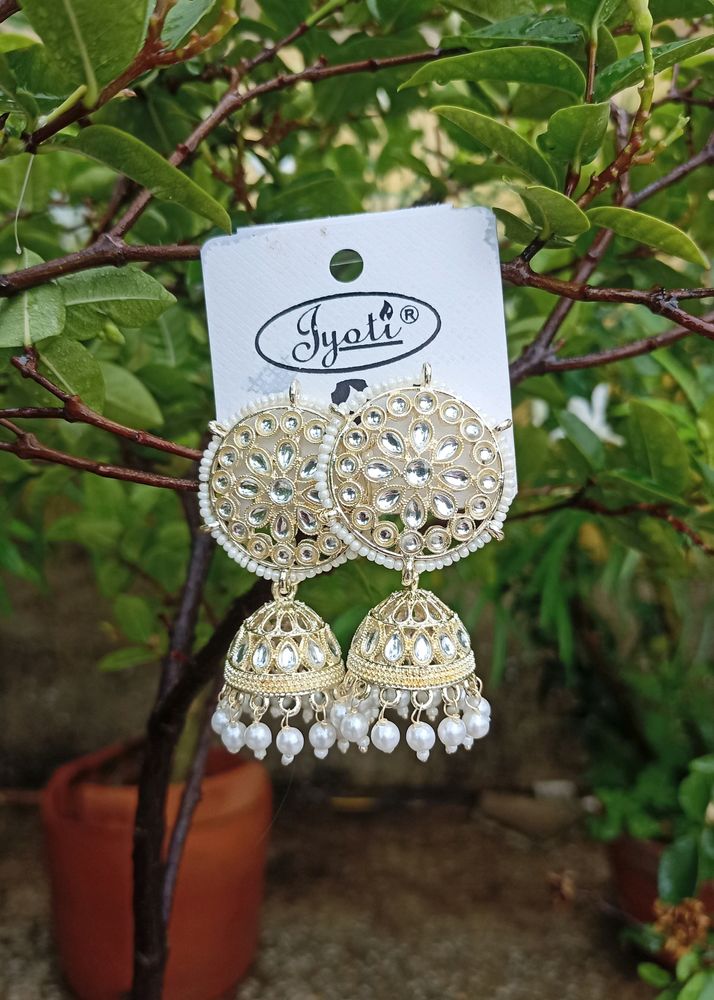 Jhumka With Pearl Drops 🆕🤍