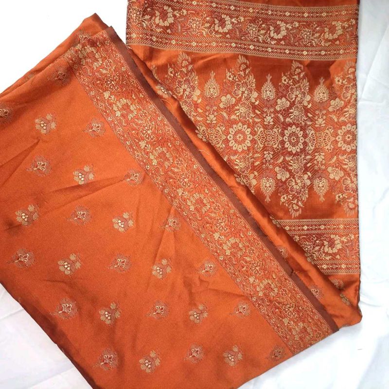 Silk Saree Orange