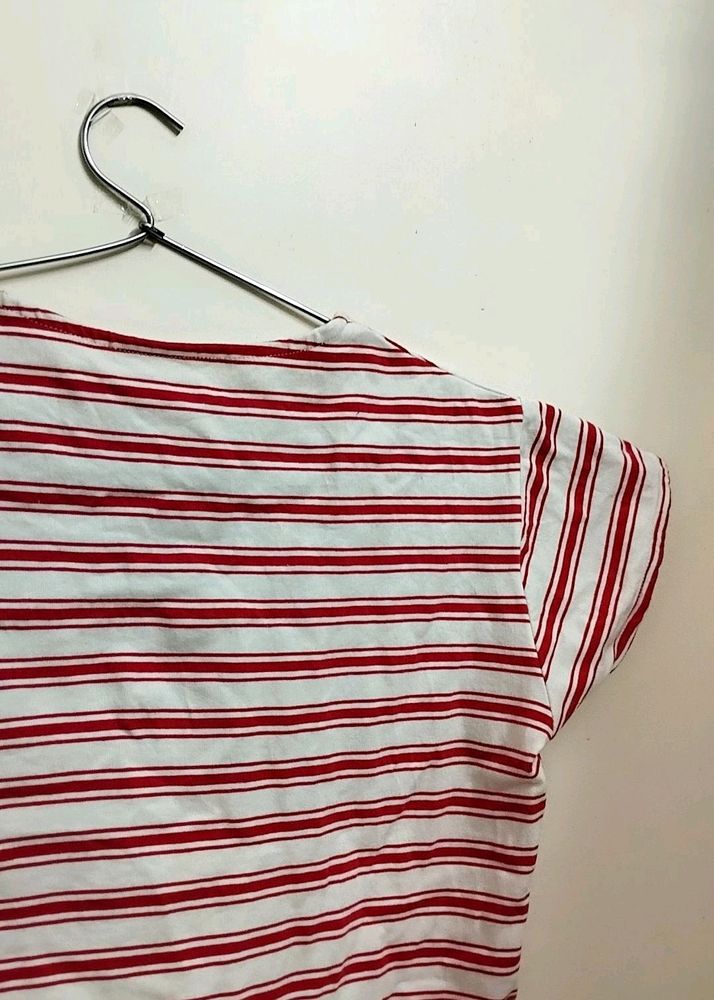 Red & White Women's T-shirt