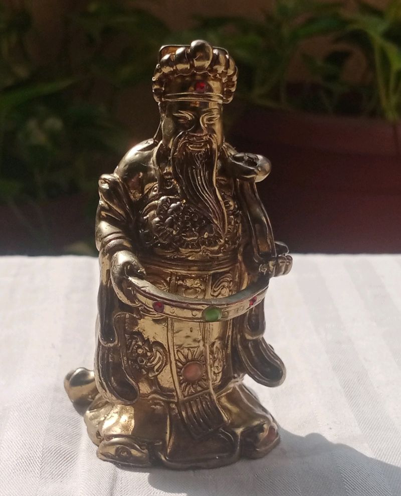 Brass Statue Wealth God