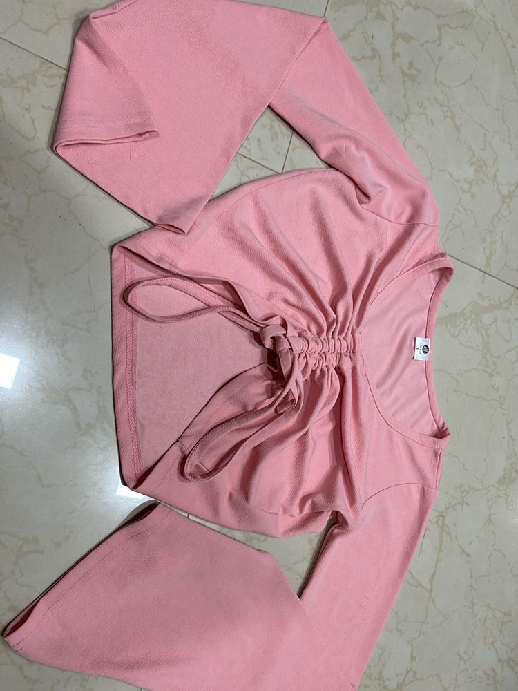 String Pink Top