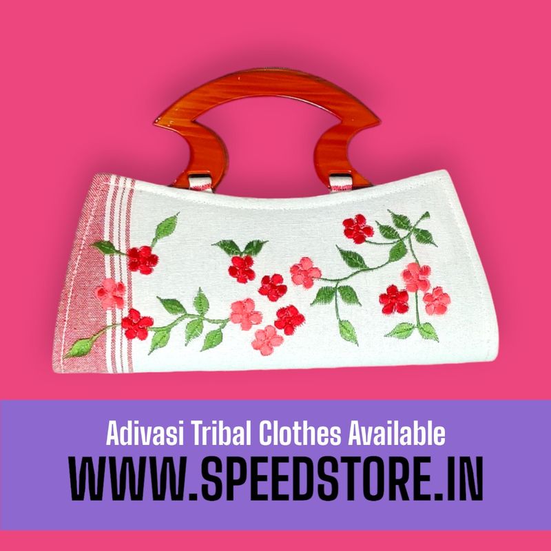 Tribal Embroidered Handbag For Girls