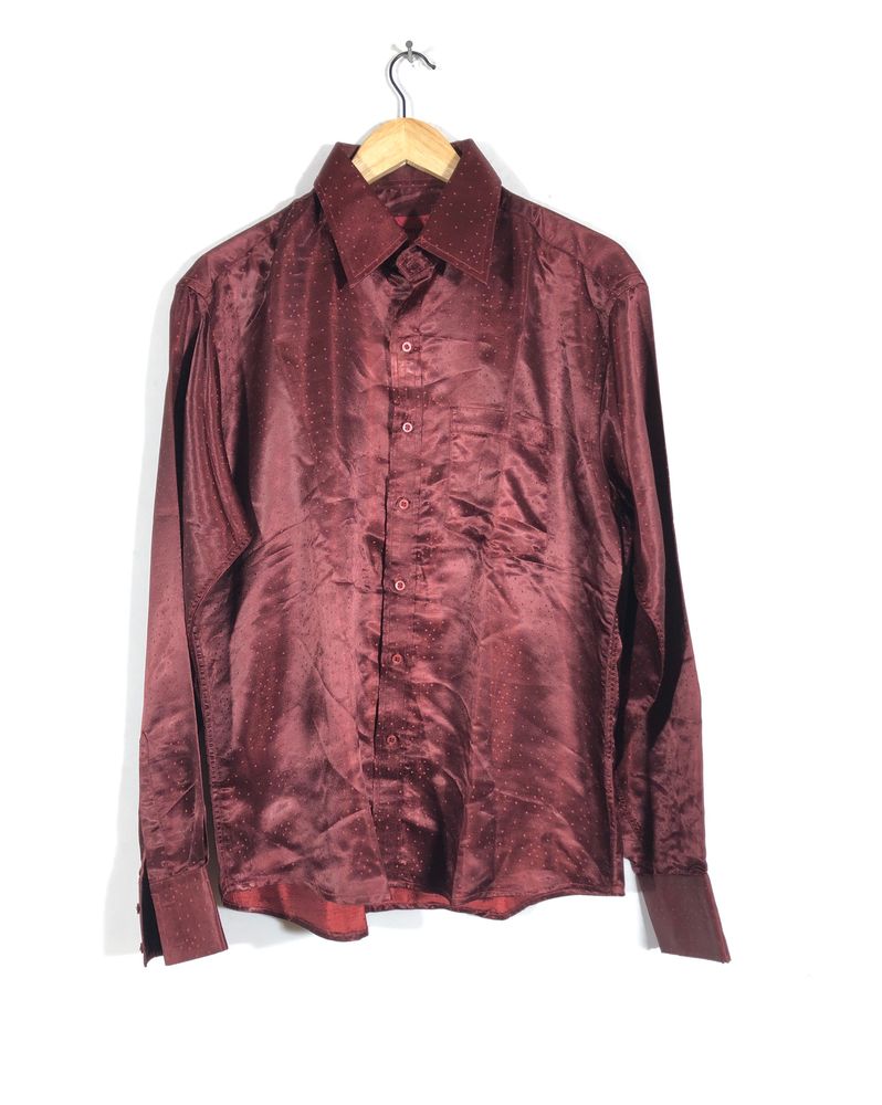 Dark Maroon Casual Shirt(Men’s)