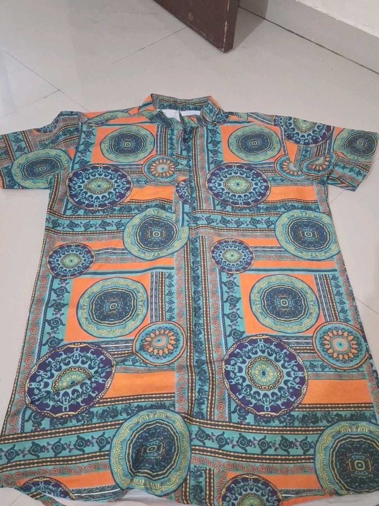 MEN KURTA TYPE SHIRT