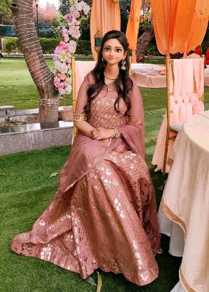 lehenga 🤎🔥 Crop top lehnga wedding with cancan