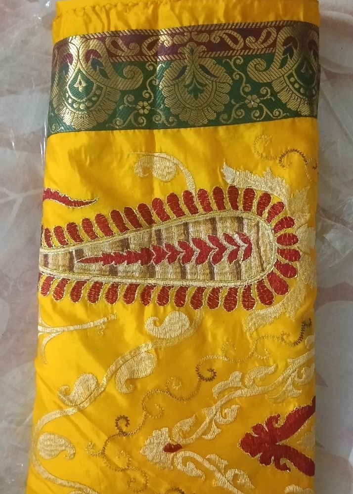 Beautiful Embroidered Work Saree