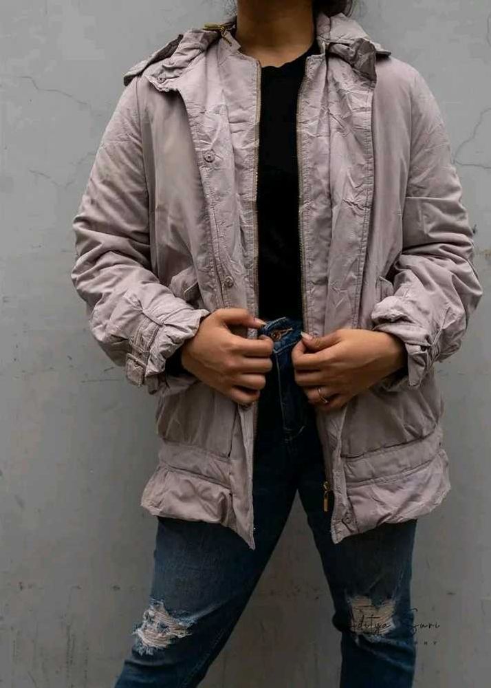 Soft Pink Puffer Jacket