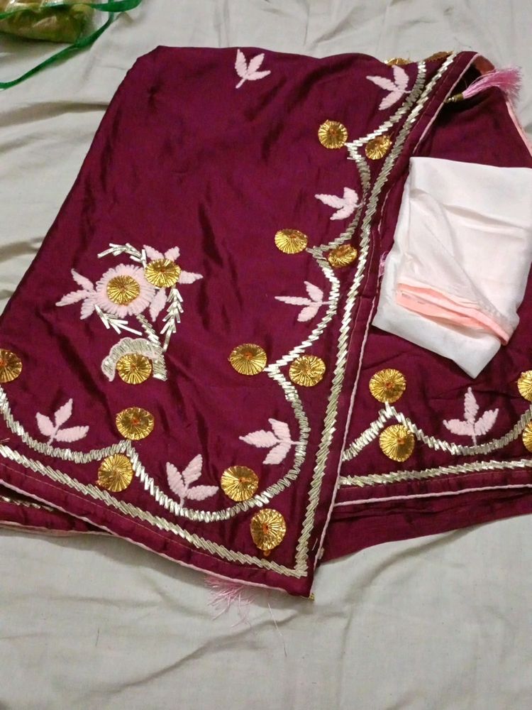 Rajasthani Gota Saree