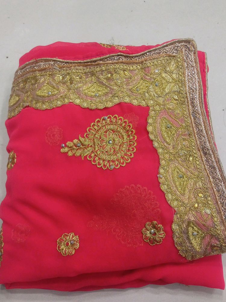 Georgette Saree With Blouse