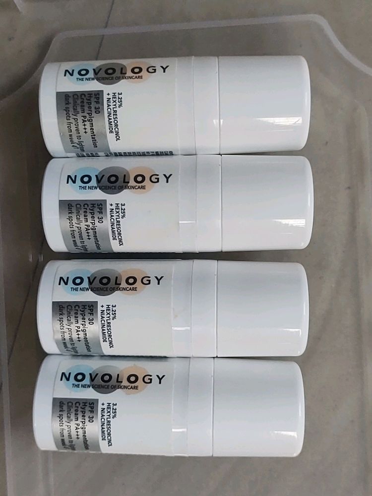 Pack Of 4 Novalogy Mini Tinted Sunscreen