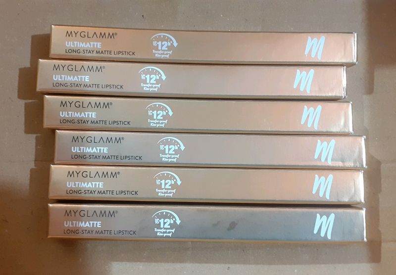 6 MYGLAMM ULTIMATE LONG STAY MATTE LIPSTICK