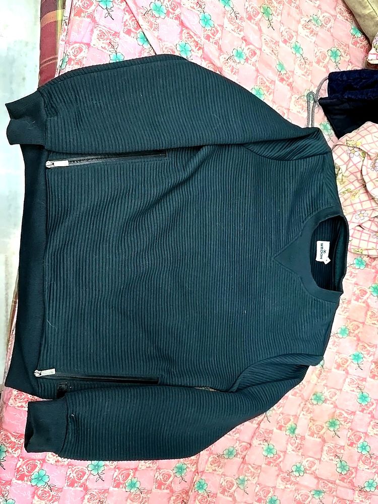 Wrogn Teal Green Sweatshirt