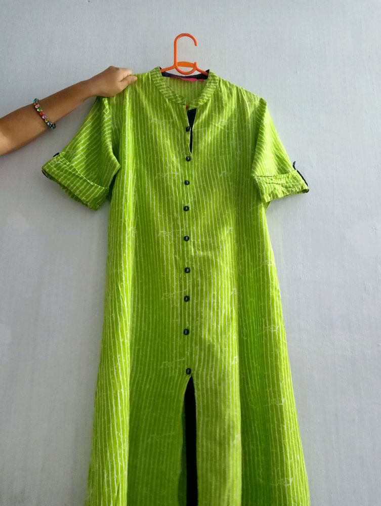 Lovely Greenish Kurti ......