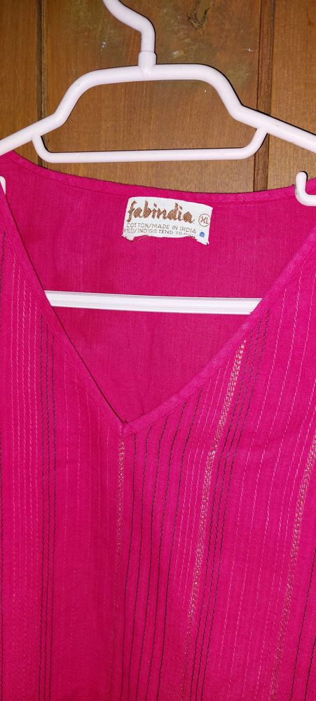 plus size fabindia kurti