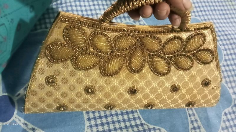 Party Gold Clutch Regular Size