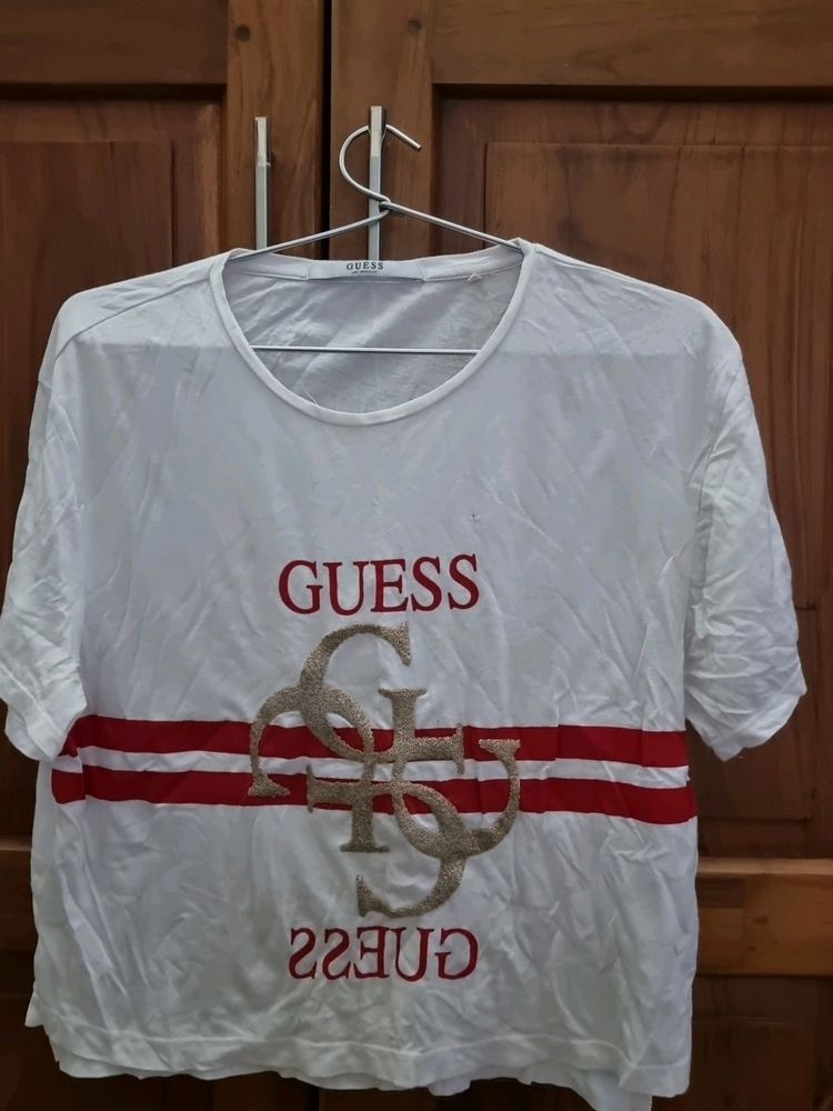 Guess Top With Beadwork