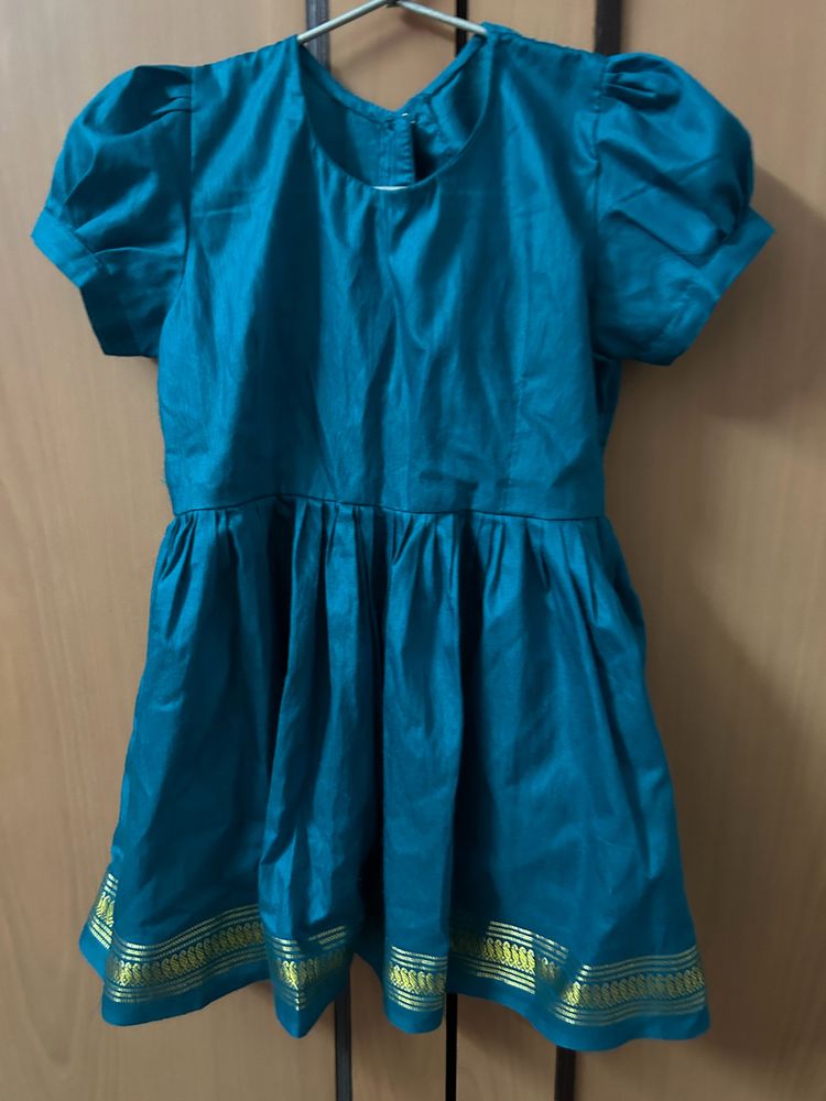 Daily Wear Cotton Silk Frock