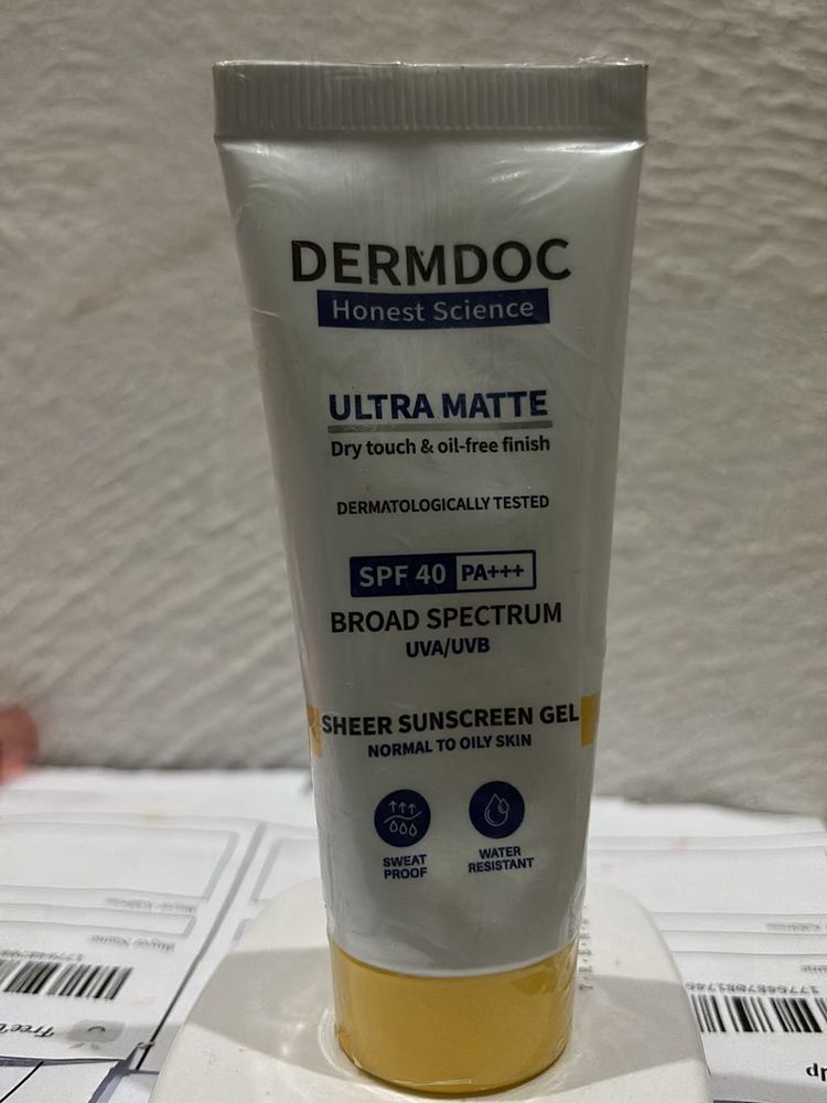 Dermdoc Ultra Matte Sunscreen