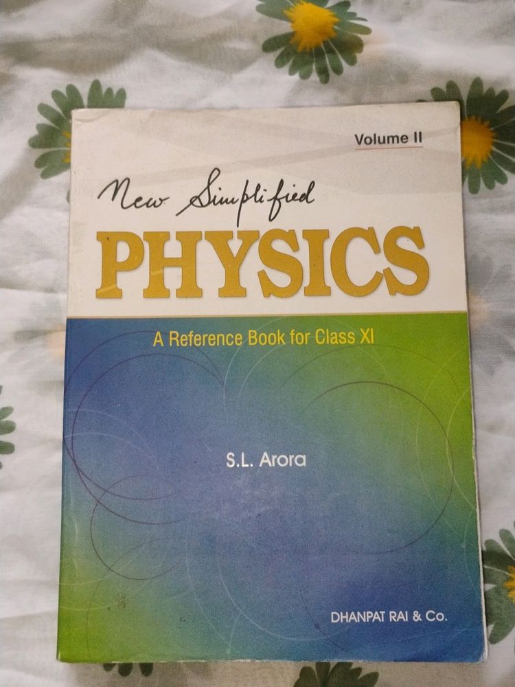 Physics Reference Book Of Class 11, Volume 2..