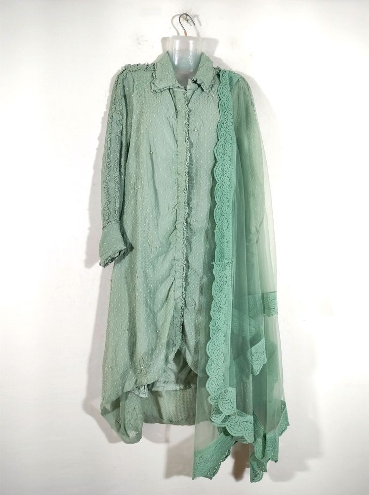 Mint Green Kurta Sets (Women's)