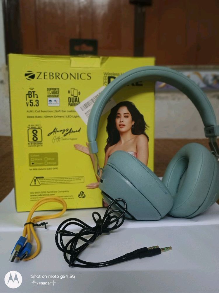 Zebronics DUKE Wireless Headphone Upgrade Version