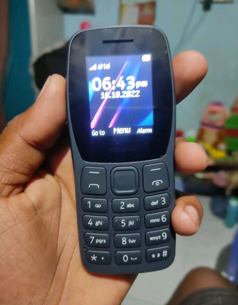 Nokia 105 Single Sim, Keypad Mobile Phone With Wir