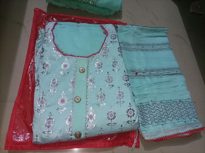 Unstitched Banarsi Suit