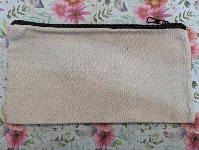 Hand-painted Canvas Pouch