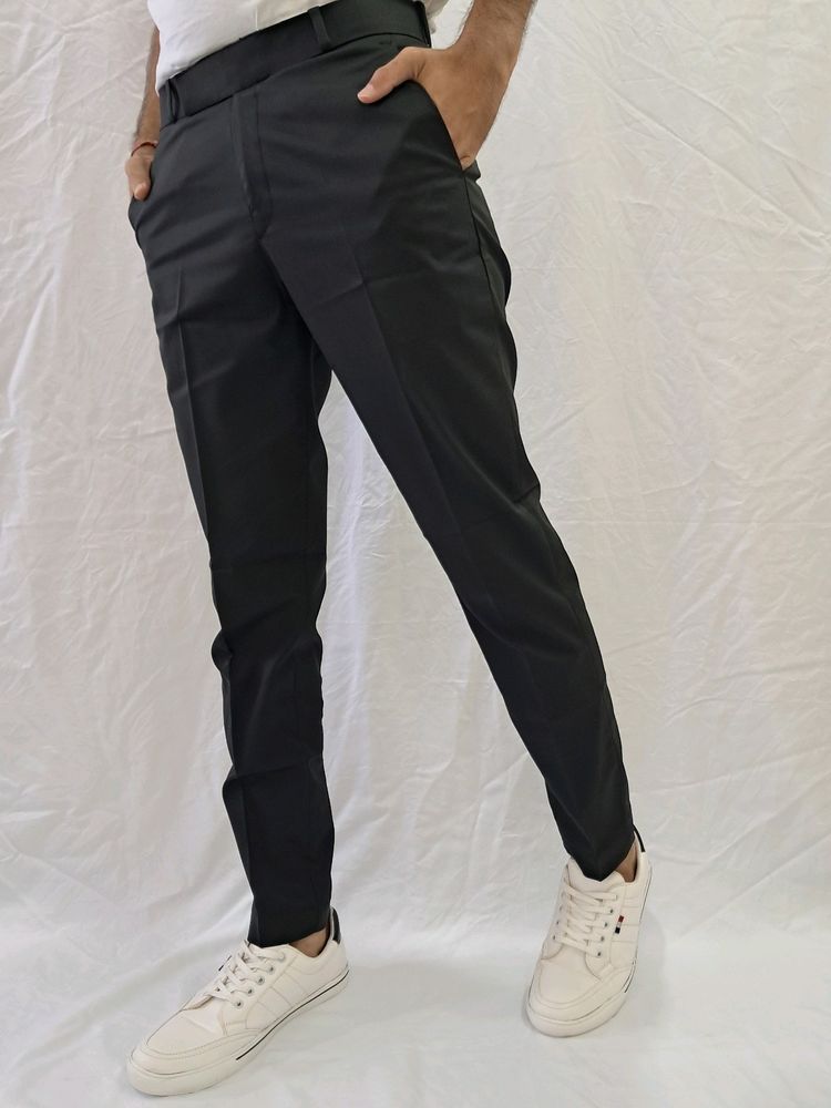 Kaulin 1059 Men's Slate Black Formal  Trouser