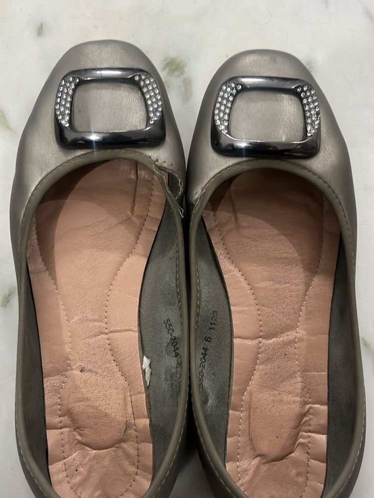 Women Grey Ballernia From Bata