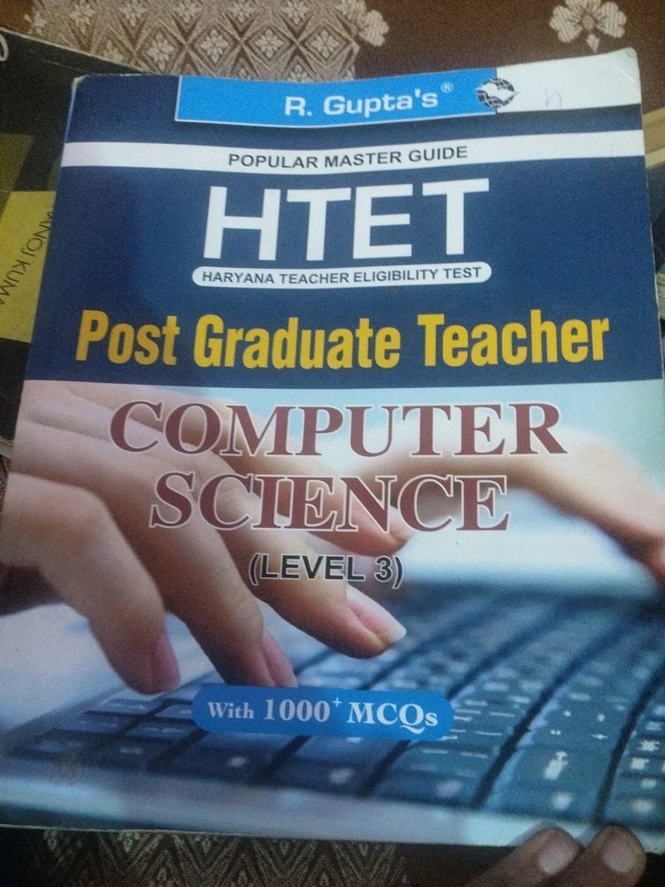 HTET Computer Science Book 2016 Edition Old Book But You Can Prepare Some Topics From It