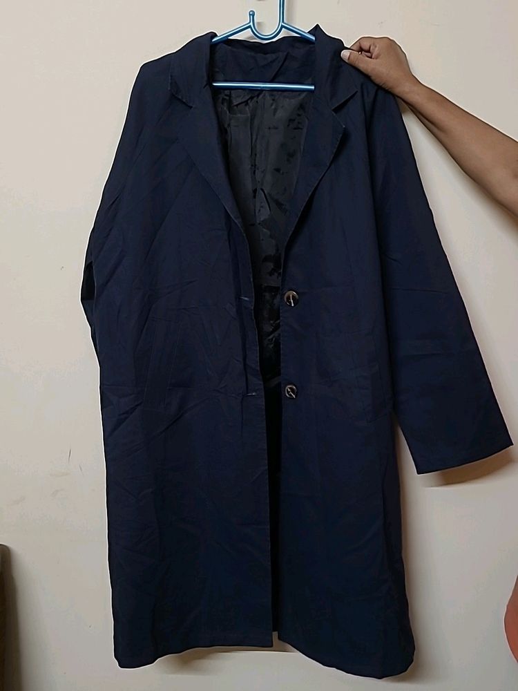 PRICE DROP! Navy Blue Trenchcoat Imported