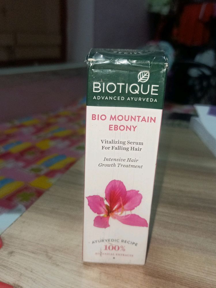 Biotique Mountain Ebony Vitalizing Serum For Hair