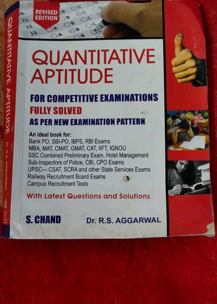 Book Of Quantitative Aptitude By Dr. R.S. Aggarwal