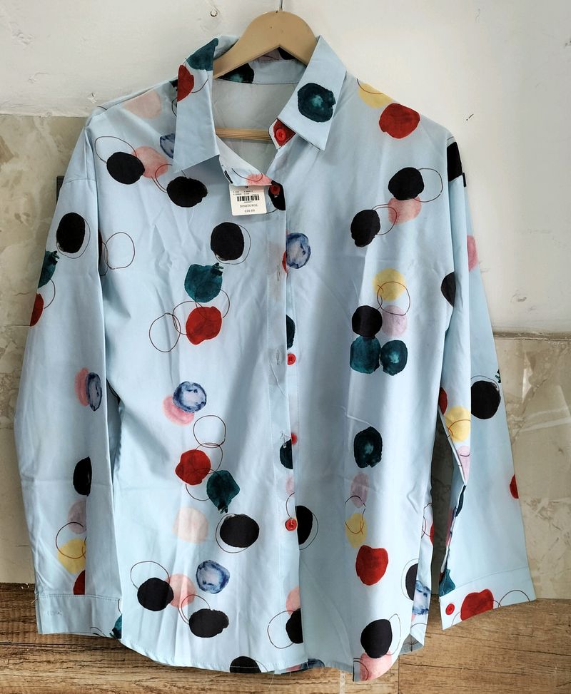 Sky Blue Shirt For Women