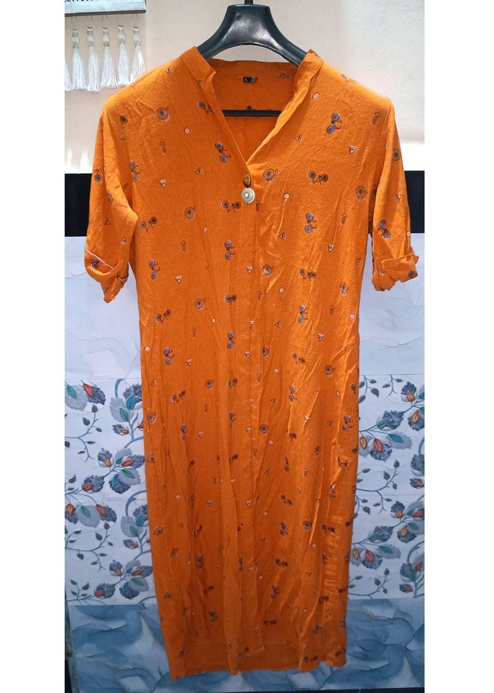 Full Cotton Open Kurti For Womens