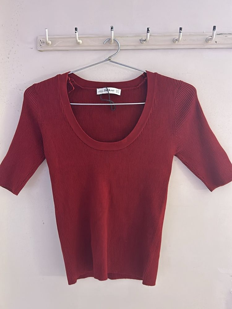 Zara Knitwear Top