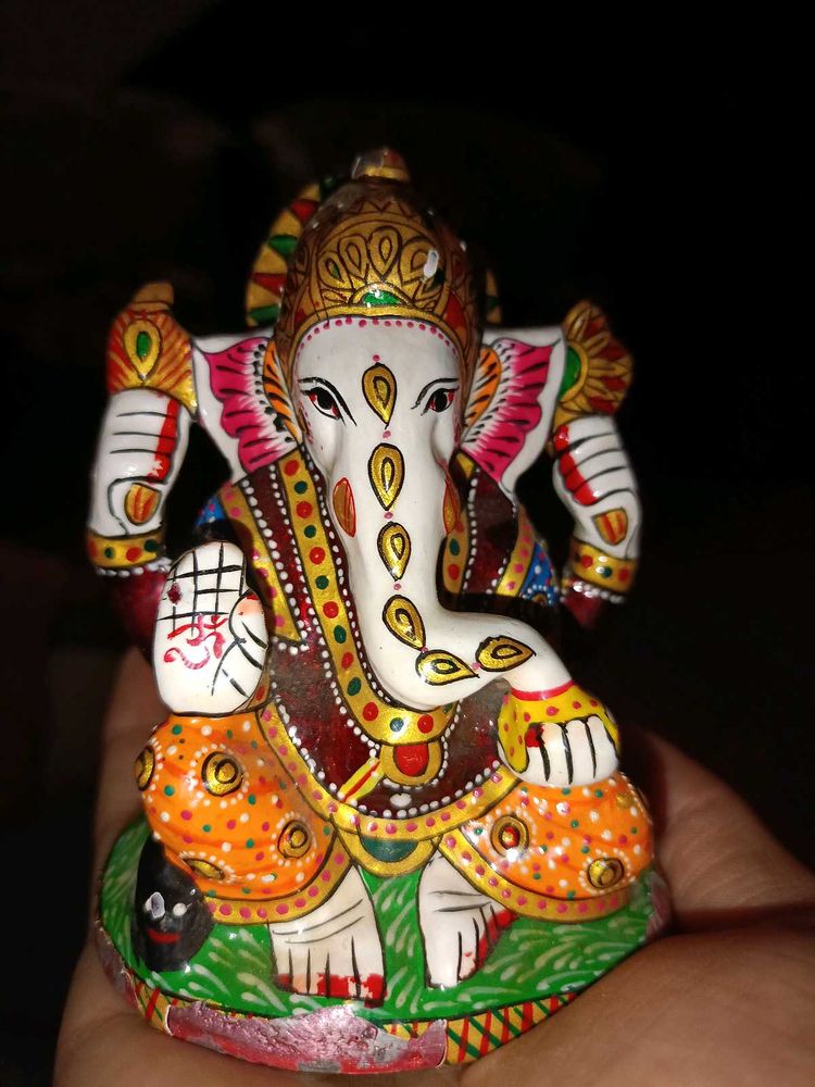 Metal Ganesha In Good Condition