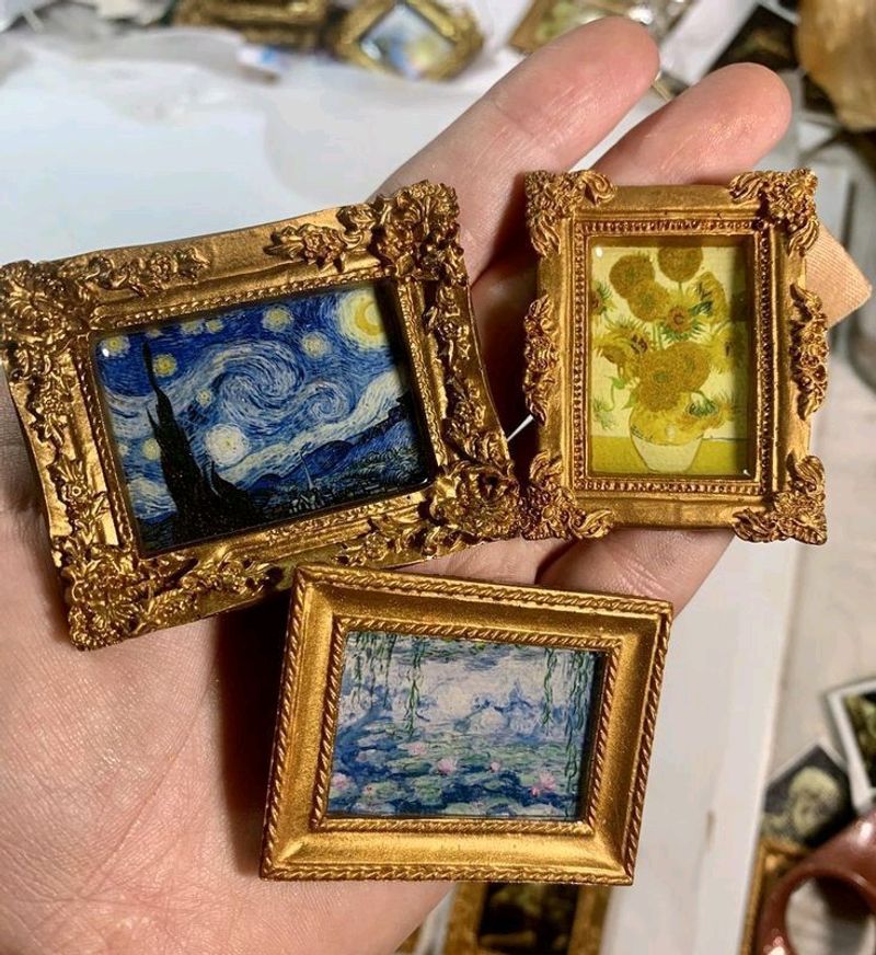 Handmade Painting Frame Fridge Magnets