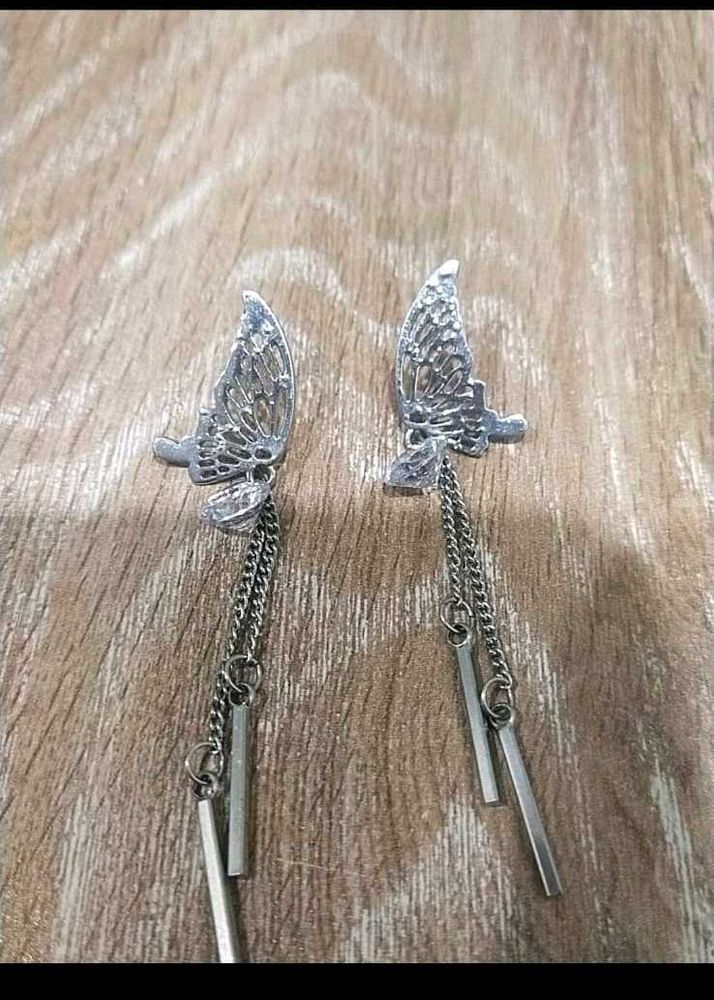 Combo Of 2 Silver Earrings