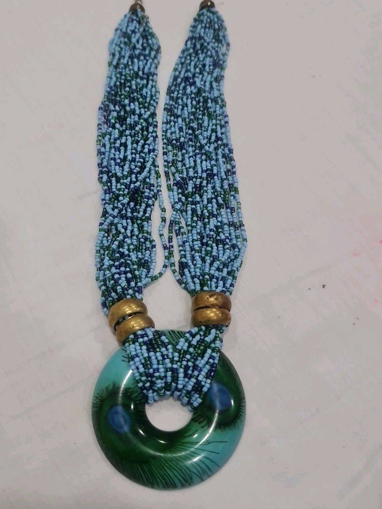 Peacock Colour  Necklaces