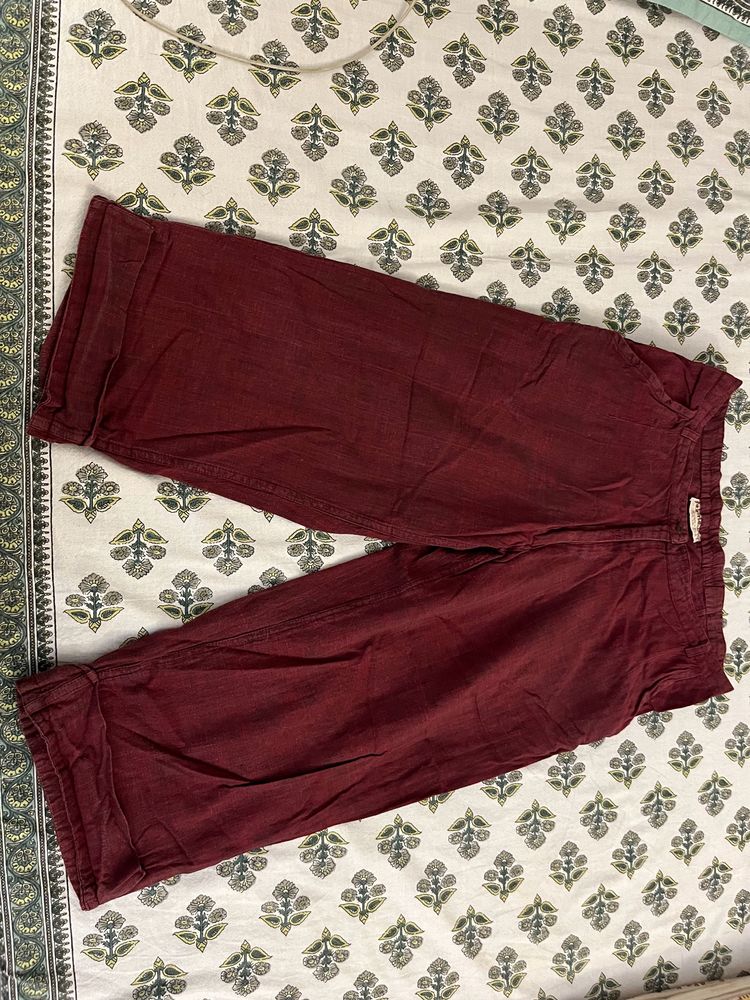 Fabindia Cotton 3/4 Pants