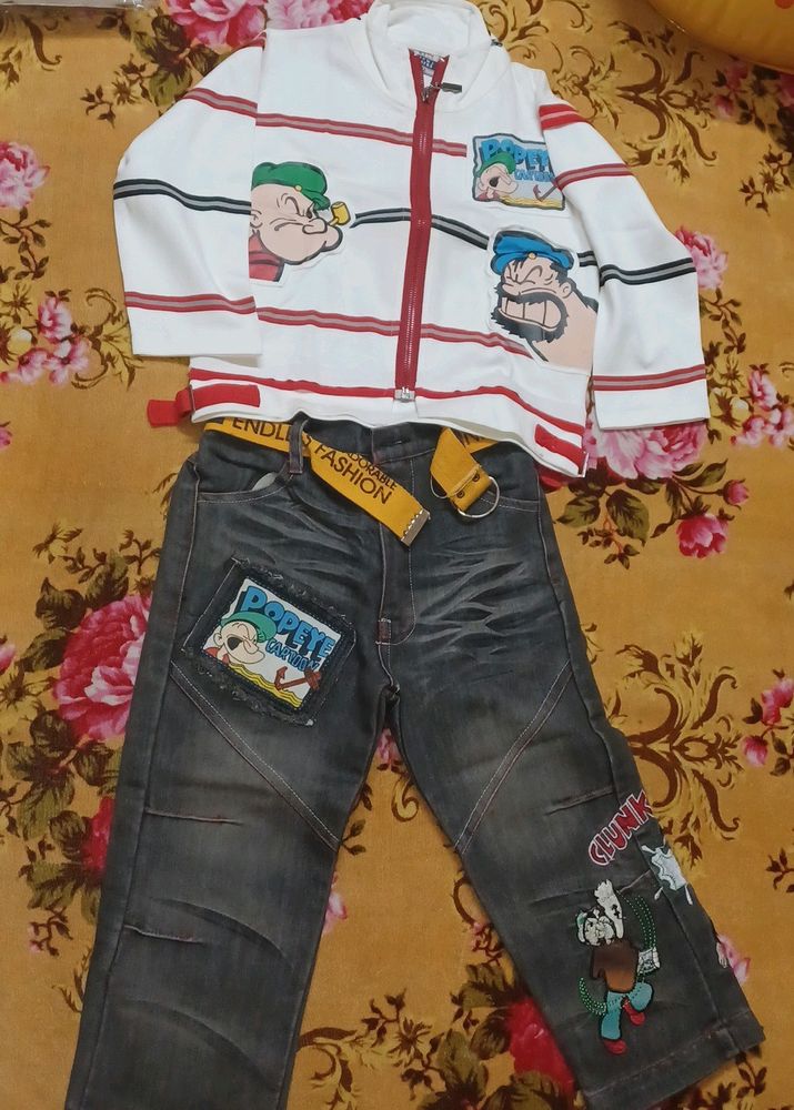 SET of Tshrt And Pant For 3 To 5 Years Boy