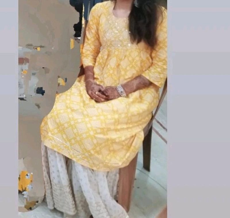 Yellow Kurti