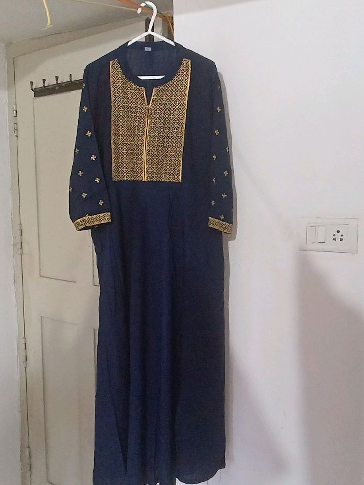 Navyblue Anarkali Kurti XXL Size