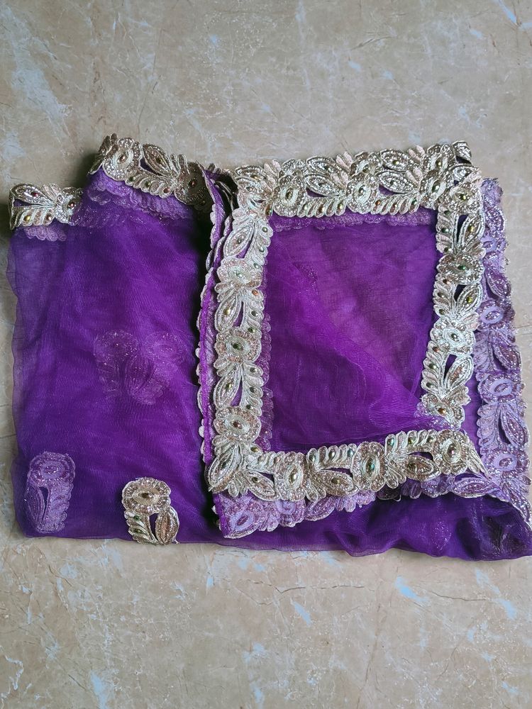 Used Heavy Lass Net Dupatta