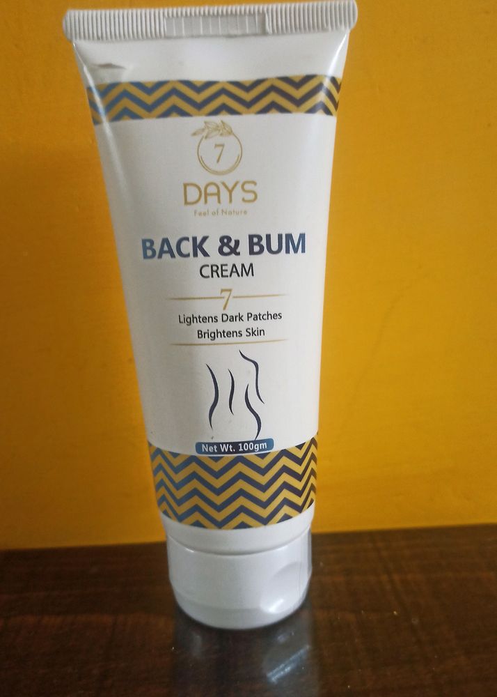 7 Days Back & Bum Cream