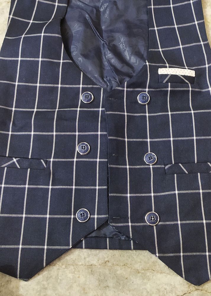 Blue Colour Basket Shirt Pant Set